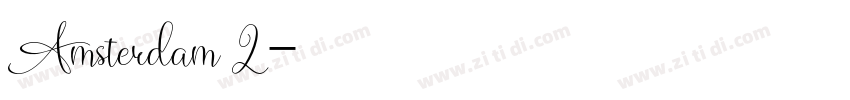 Amsterdam 2字体转换